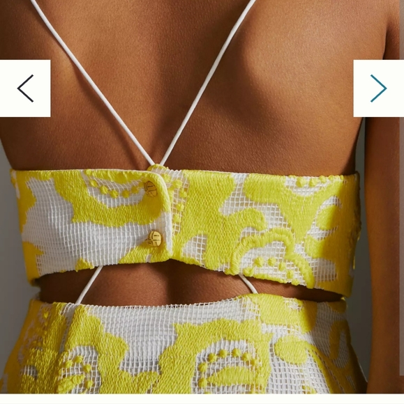 Anthropologie Maeve Strappy Lace Mini Dress - Picture 6 of 16